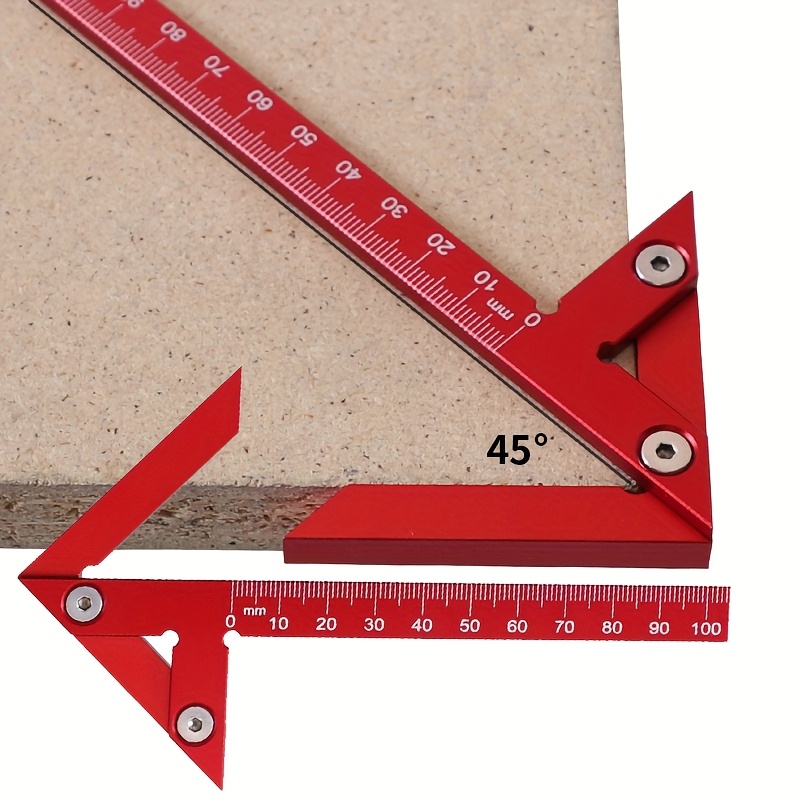 Woodworking Groove - مسطرة تحديد المركز وقياس الزوايا 45/90