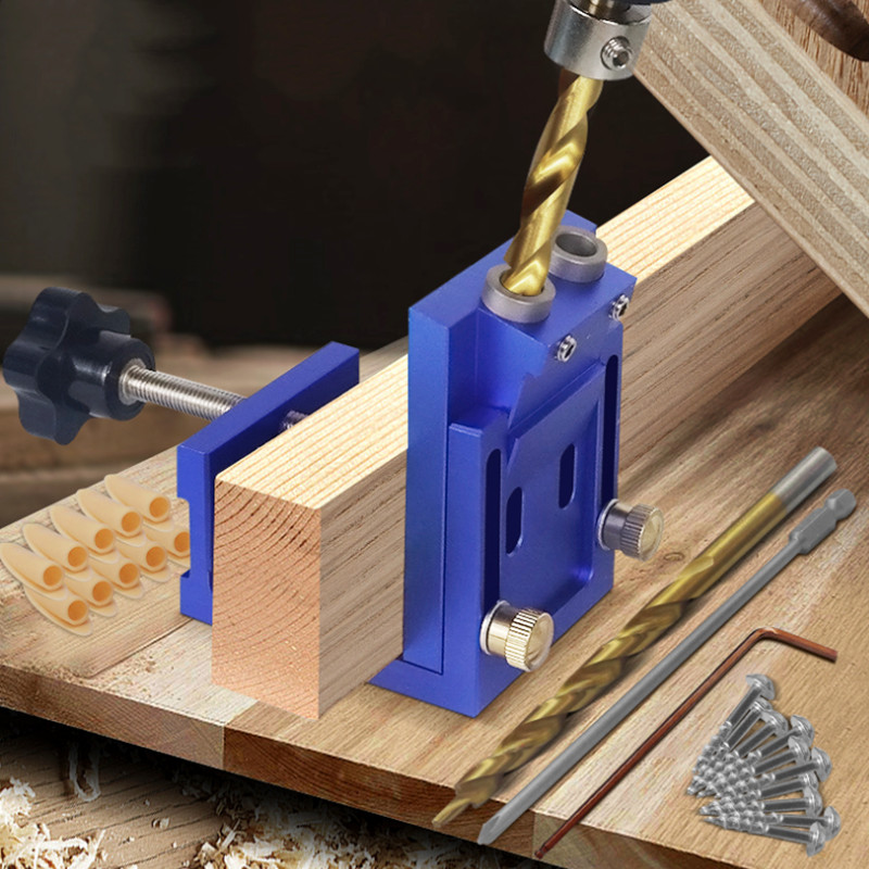 Woodworking Hacks - دليل حفر ثقب الجيب، مجموعة أدوات