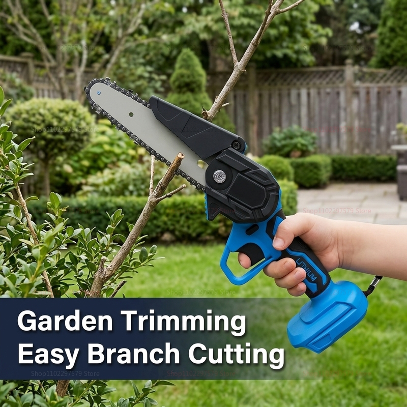 Woodworking Yard Projects - منشار كهربائي لاسلكي 6 بوصات يعمل