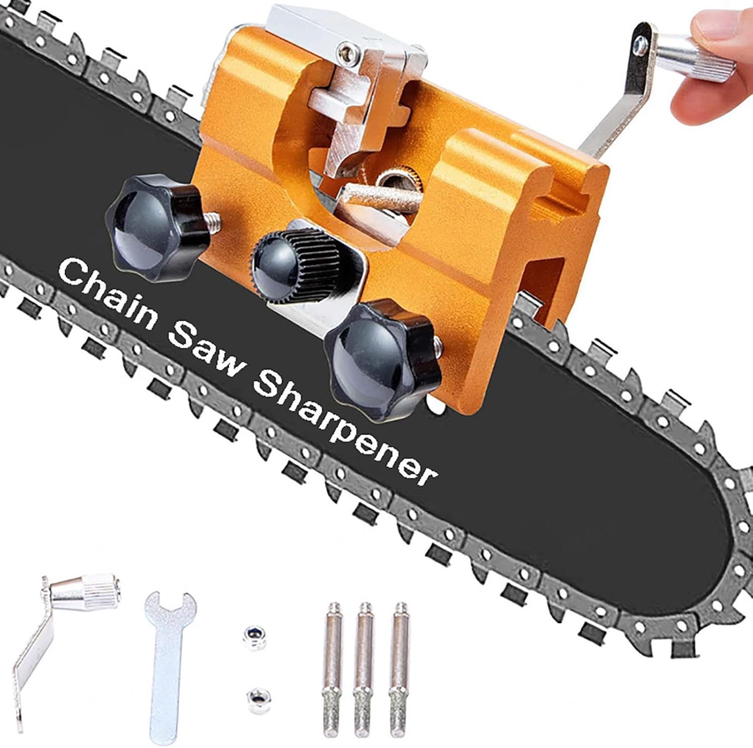 Woodworking Shop - أداة محمولة لشحذ شفرات المنشار السلسلي