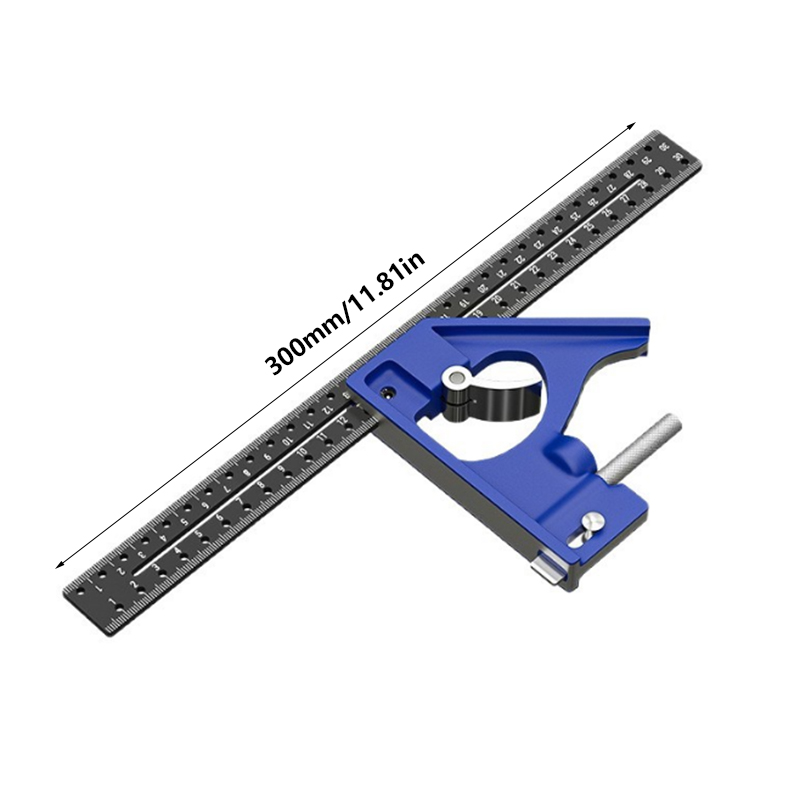 Woodworking Project Plans - مسطرة زاوية دقيقة 30 سم، مسطرة