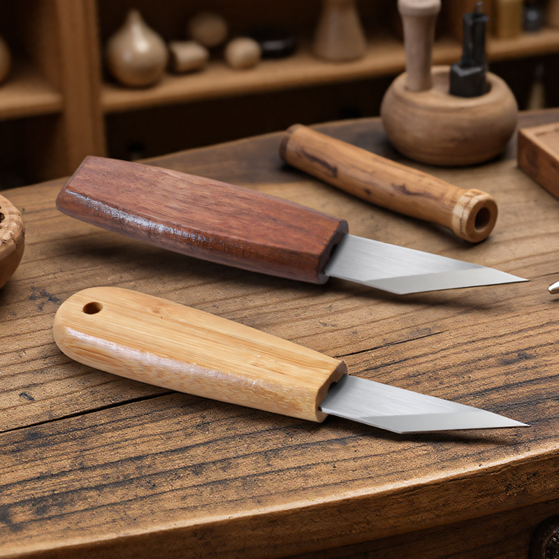 يدويا الدقة نحت سكين CRV شفرة  - مراجعة Woodworking Marking Knife وسعره