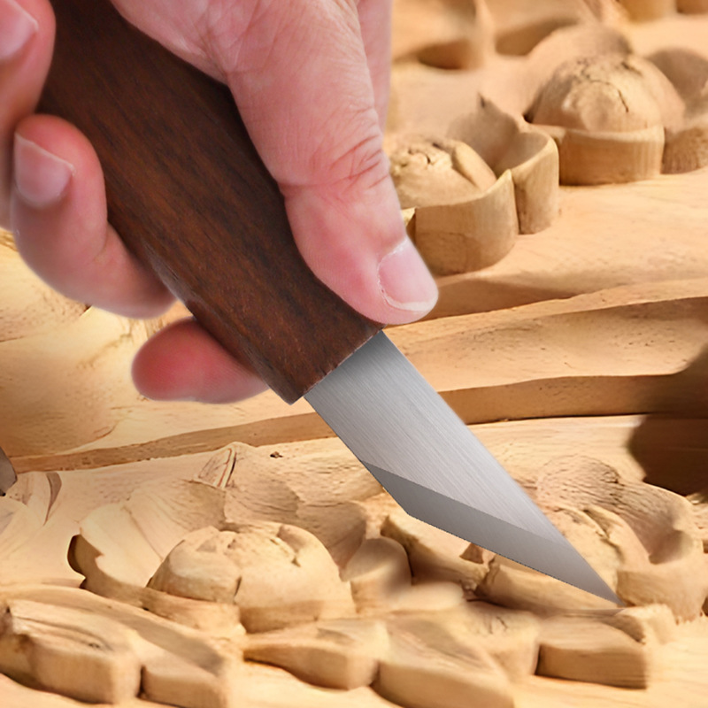 يدويا الدقة نحت سكين CRV شفرة  - مراجعة Woodworking Marking Knife وسعره
