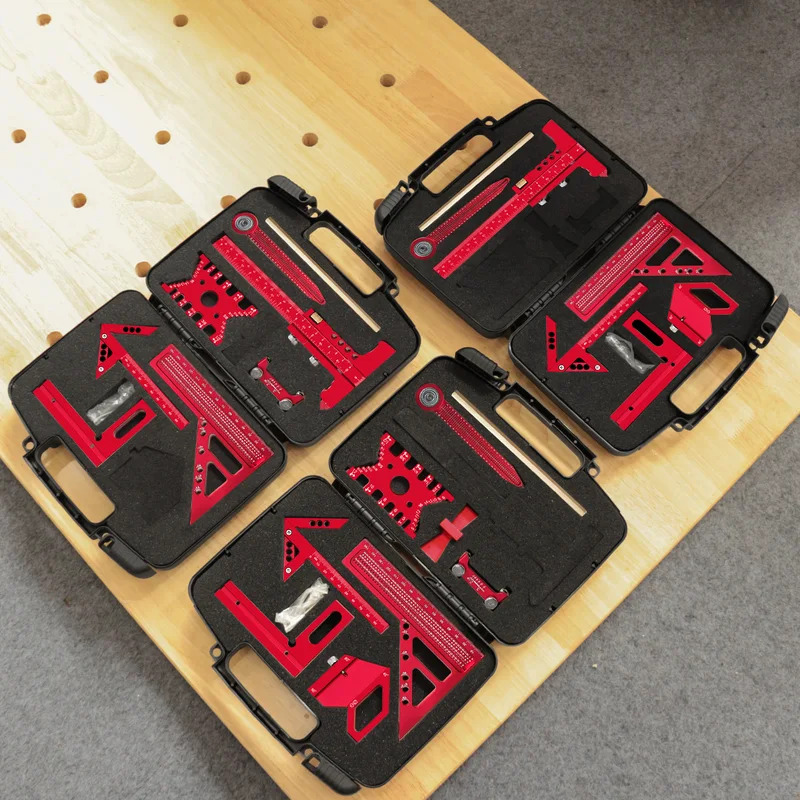 النجارة الألومنيوم مربع عدة مع - مراجعة Woodworking Kits وسعره