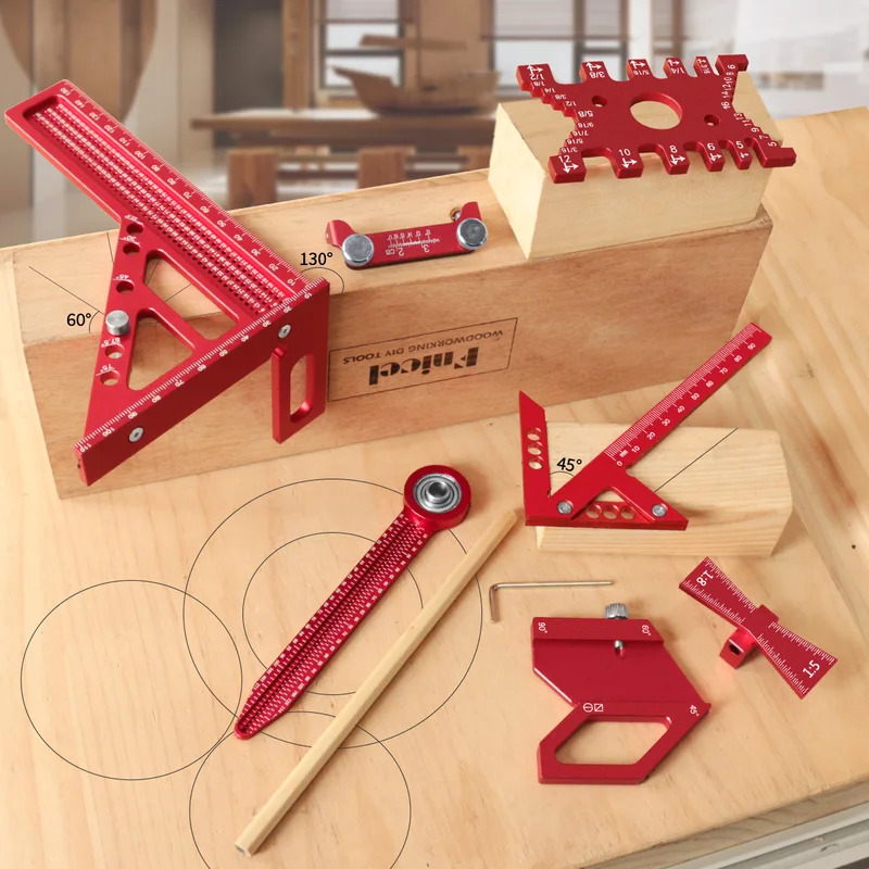 النجارة الألومنيوم مربع عدة مع - مراجعة Woodworking Kits وسعره