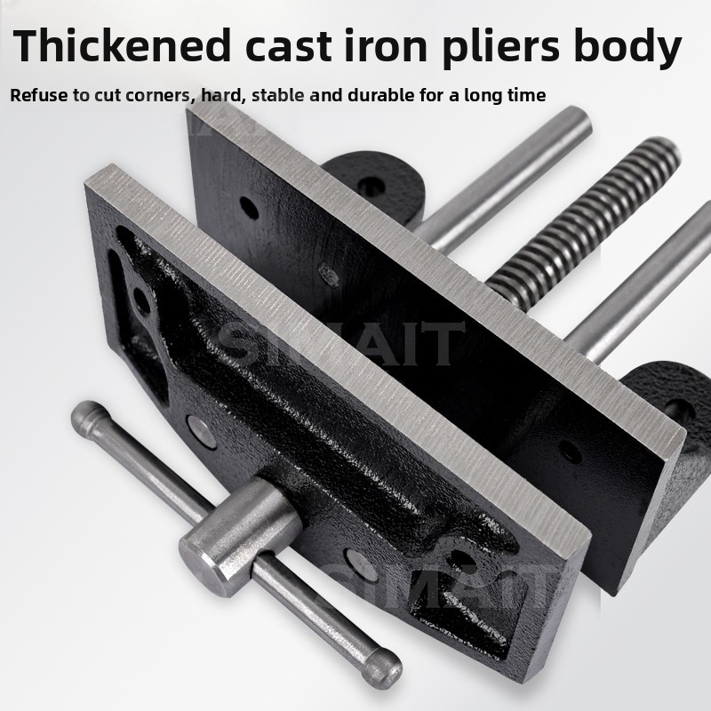 مكبس نجارة سريع الفك والتركيب  - مراجعة Woodworking Vise For Workbench وسعره