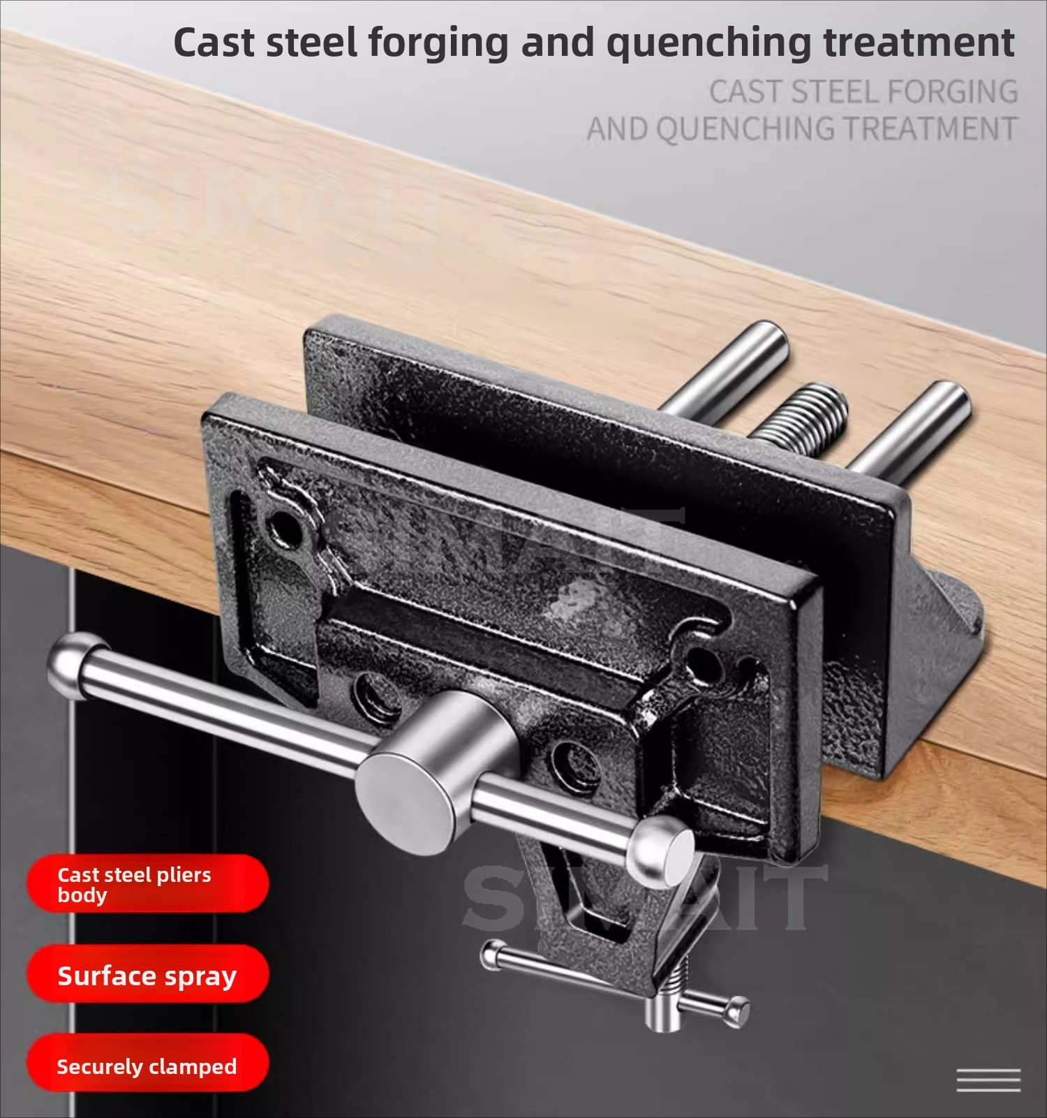 مكبس نجارة سريع الفك والتركيب  - مراجعة Woodworking Vise For Workbench وسعره