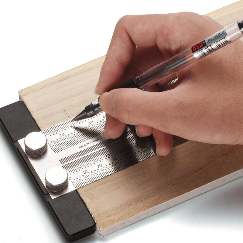 مسطرة قياس عالية الدقة على شكل - مراجعة Woodworking Carpenter وسعره