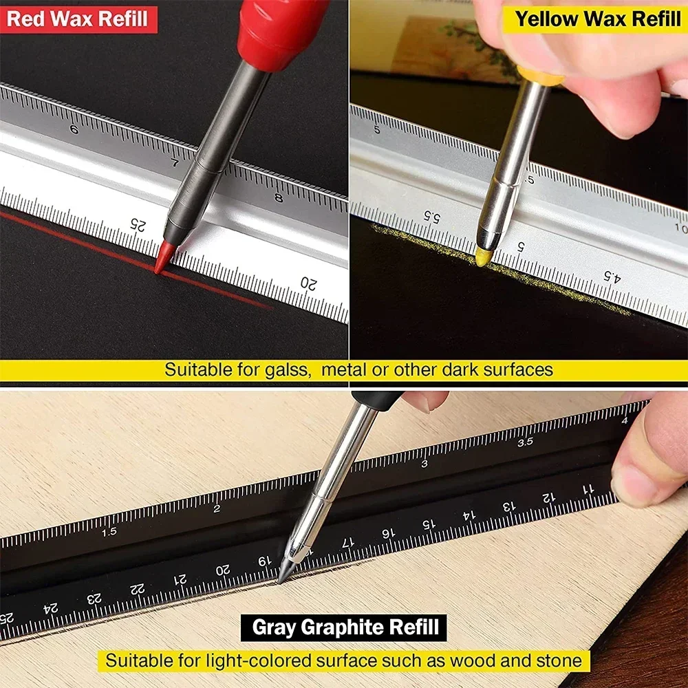 قلم رصاص ميكانيكي مدمج مبراة ب - مراجعة Woodworking Marking Knife وسعره