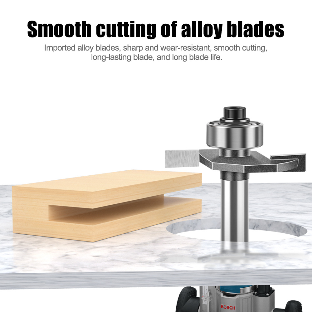 قاطع تفريز كربيدي للأخشاب بمقب - مراجعة Woodworking Groove وسعره