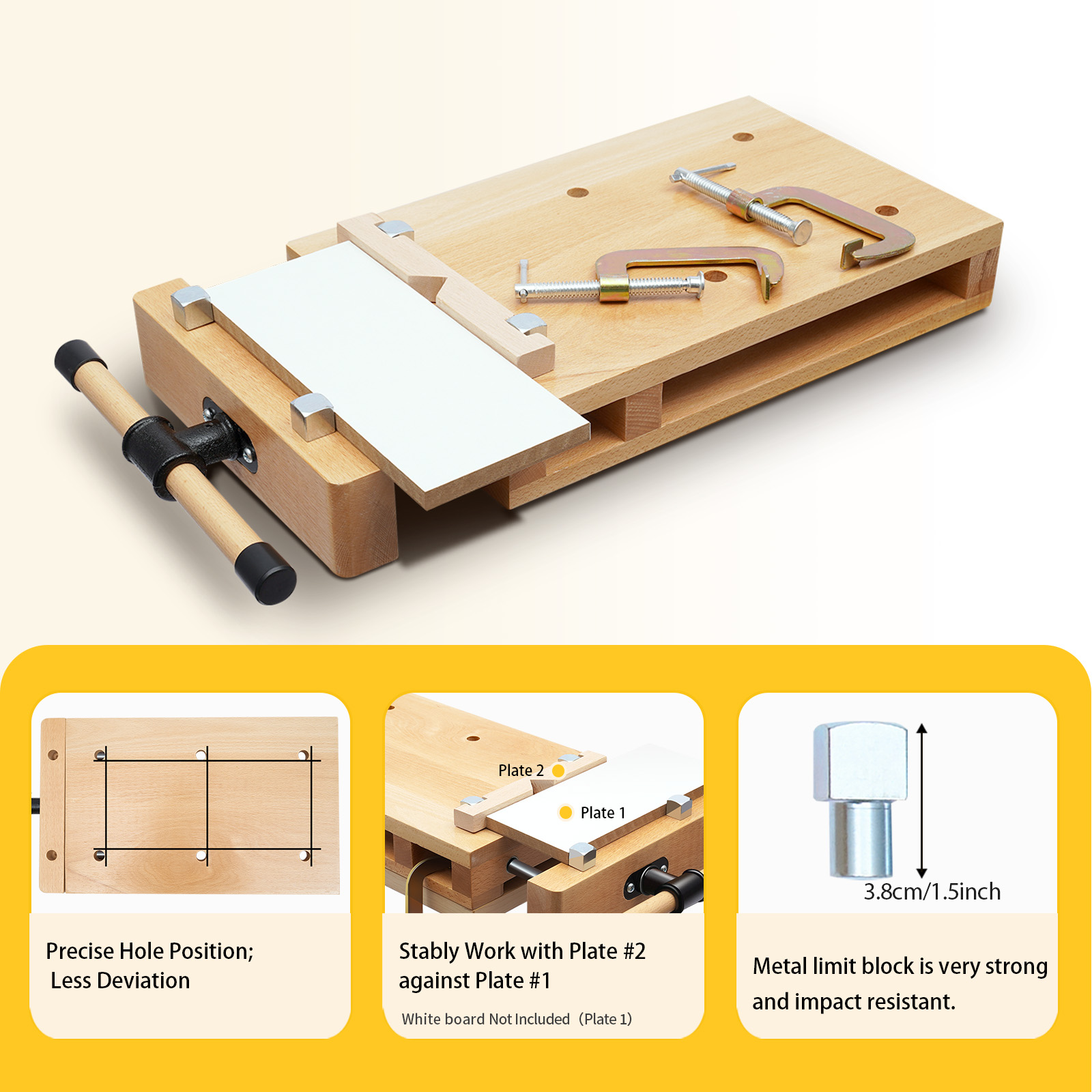مثبت خشبي متعدد الوظائف للطاول - مراجعة Woodworking Vise For Workbench وسعره
